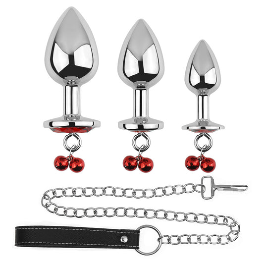Butt Plug Kit with Dog Leash and /or Bells - BDSM and Kink Adult Toys Number 1 Adult Toy Store. From Tame to KINKY